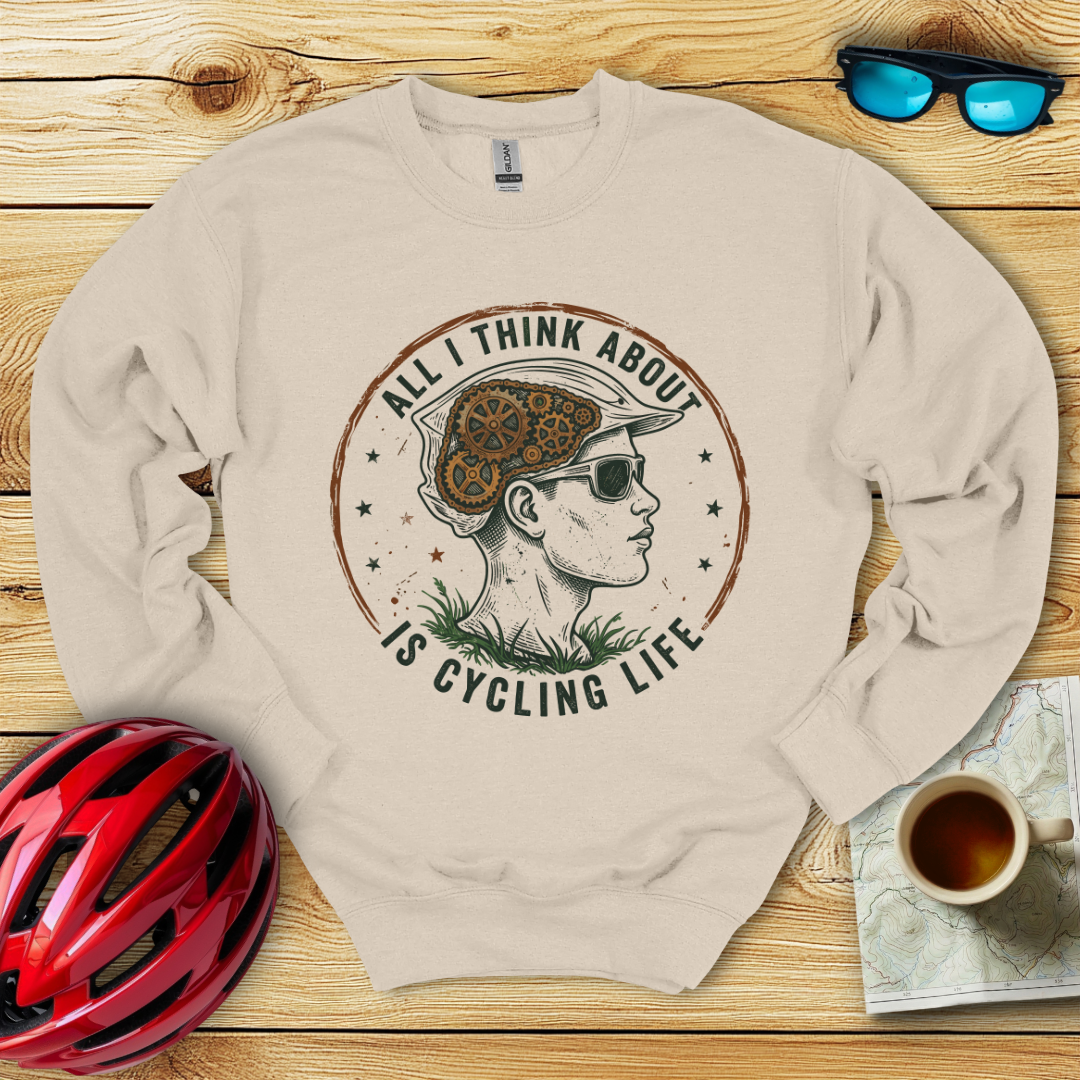Cycling Life Gears Sweatshirt
