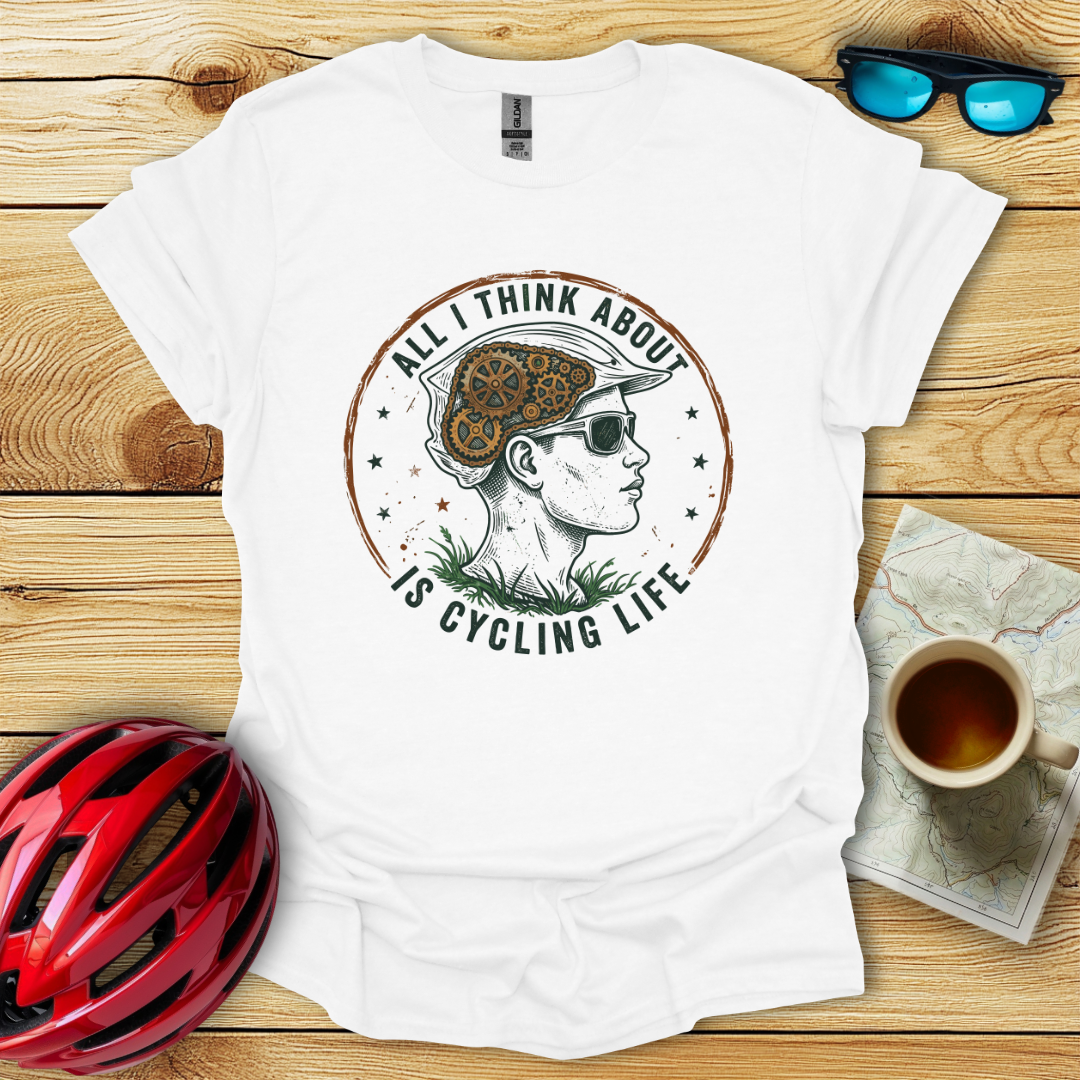 Cycling Life Gears T-Shirt
