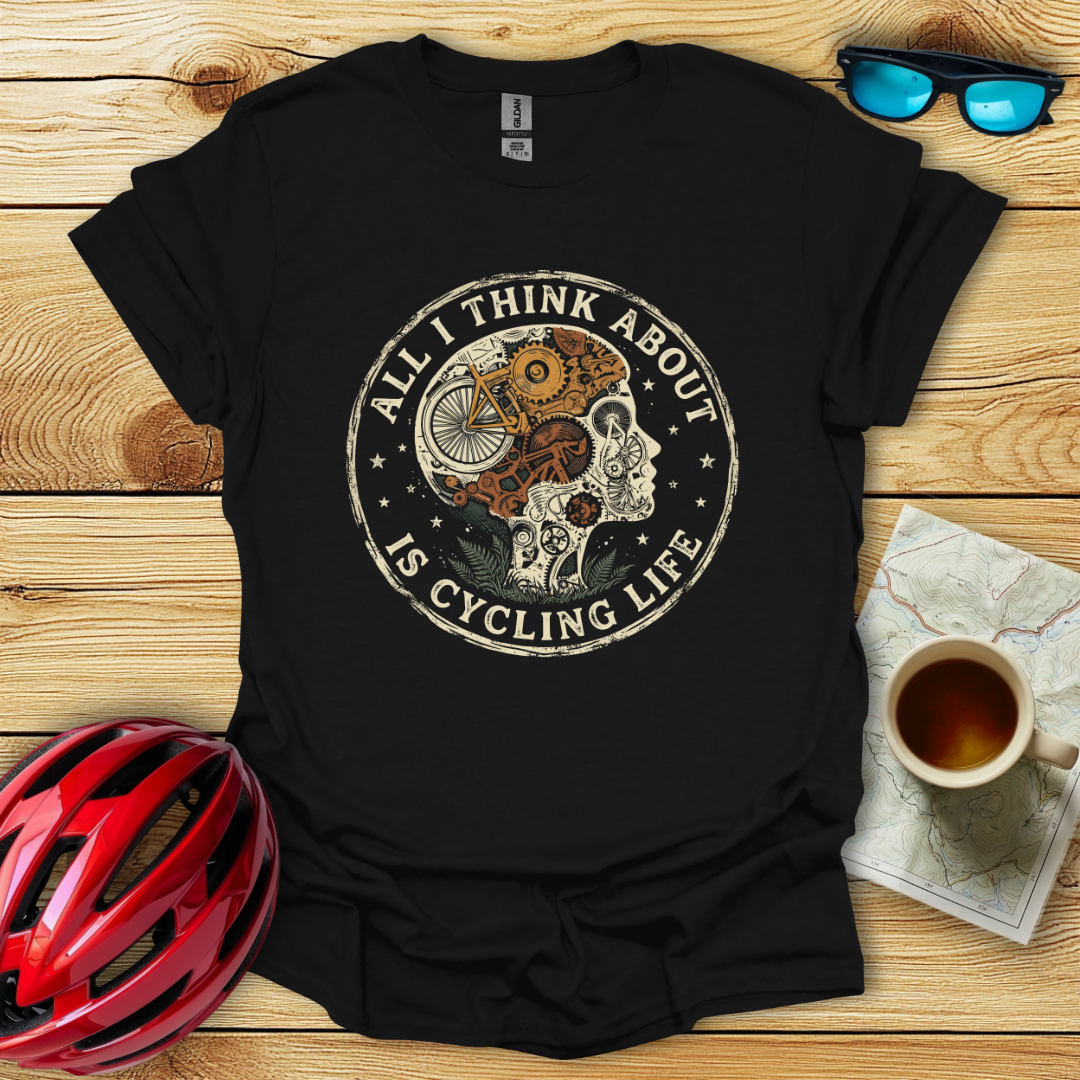 Cycling Life Gears Woman T-Shirt