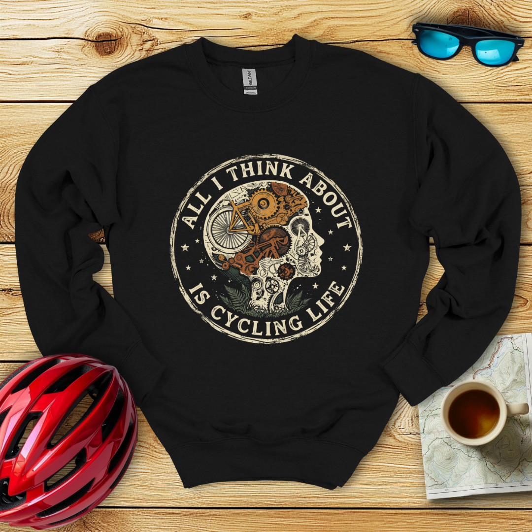 Cycling Life Gears Woman Sweatshirt