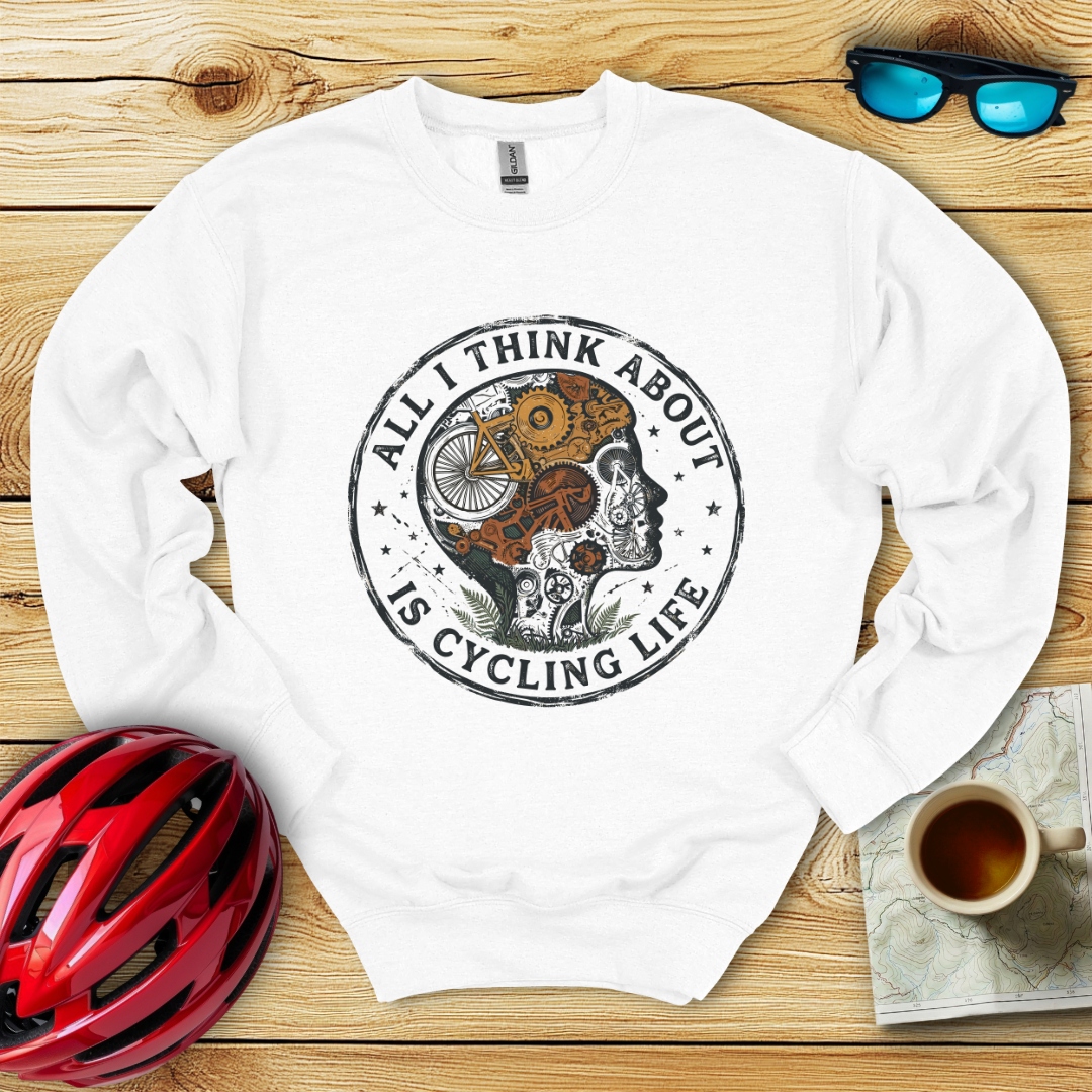 Cycling Life Gears Woman Sweatshirt