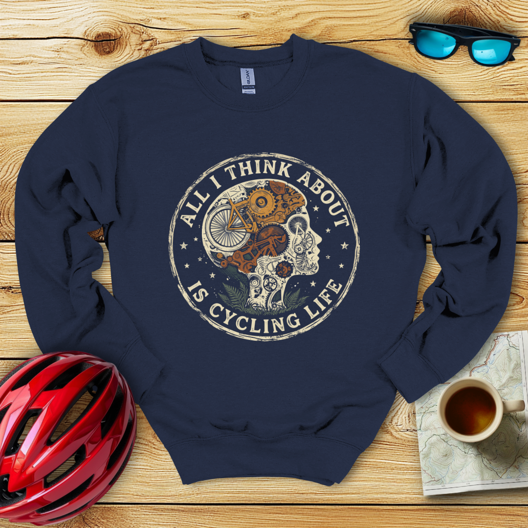 Cycling Life Gears Woman Sweatshirt