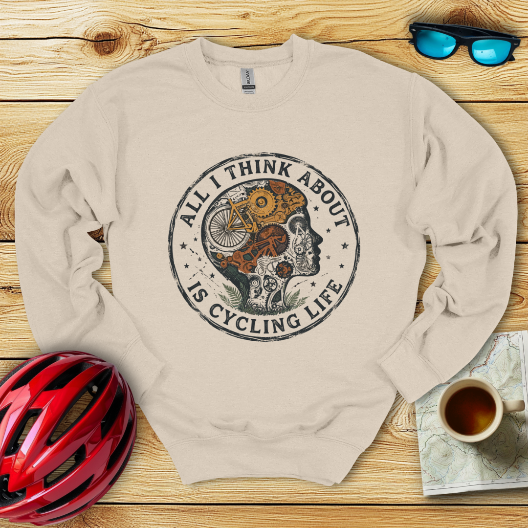 Cycling Life Gears Woman Sweatshirt