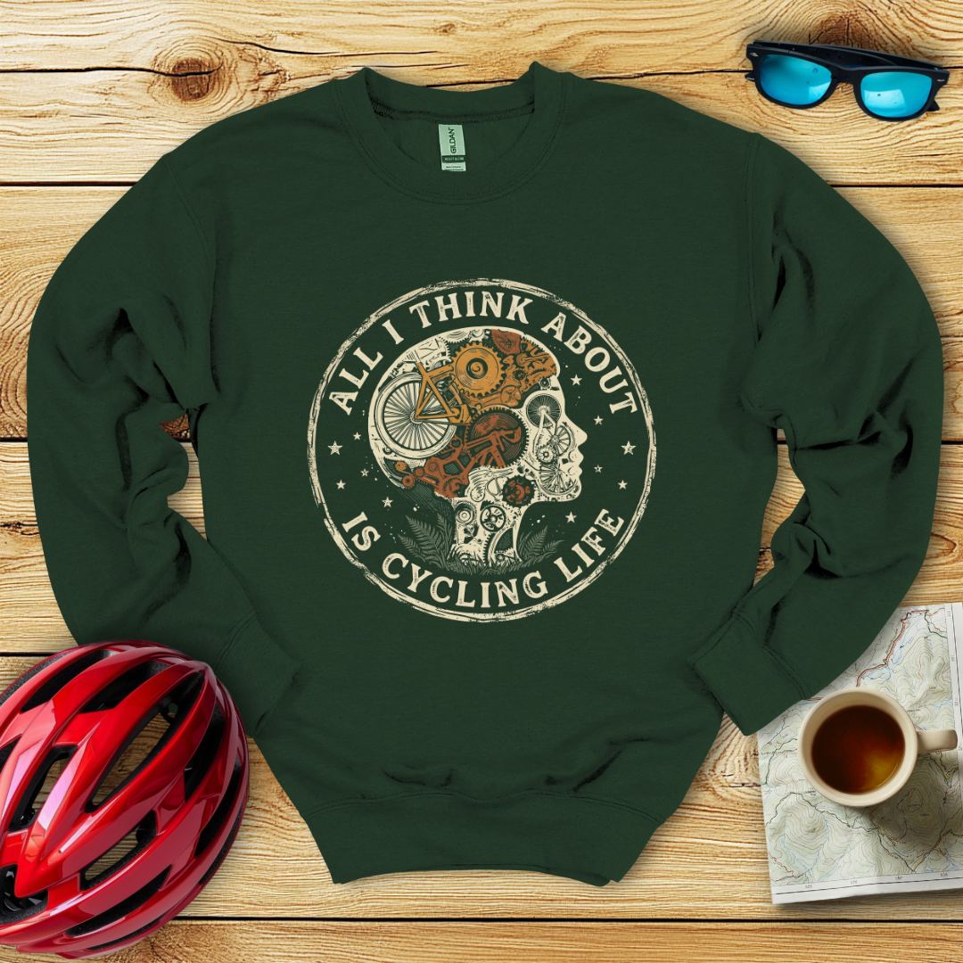 Cycling Life Gears Woman Sweatshirt