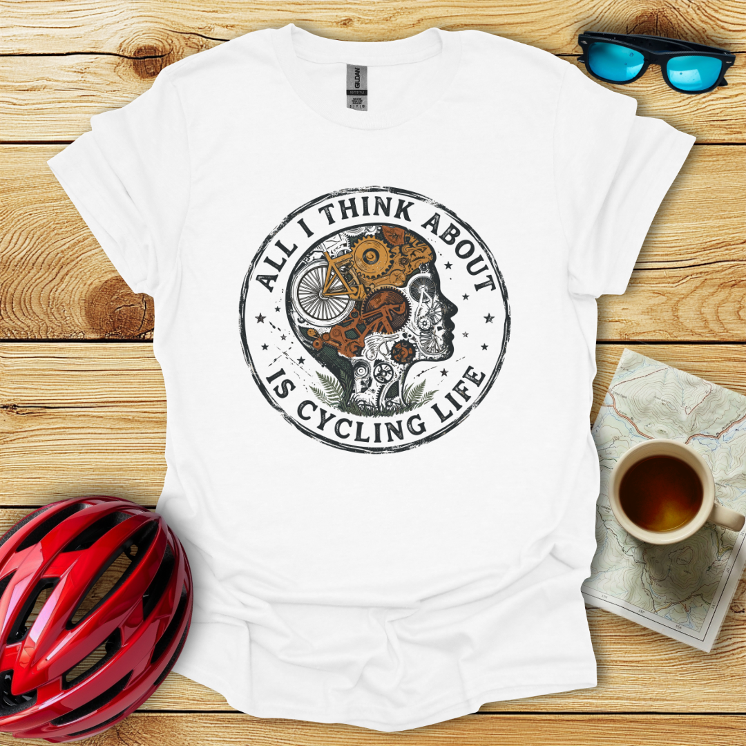 Cycling Life Gears Woman T-Shirt