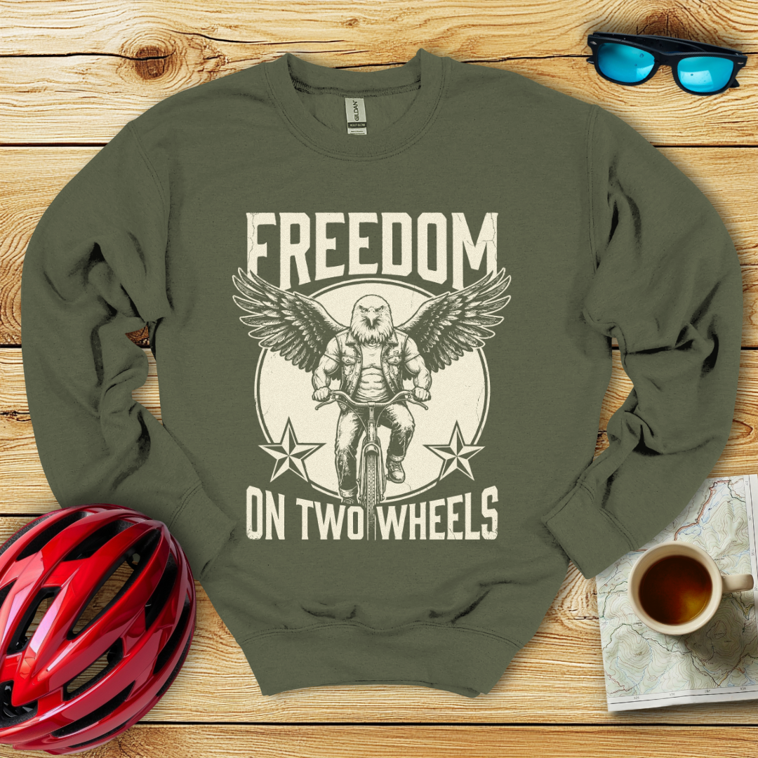 Freedom On Two Wheels Sweatshirt