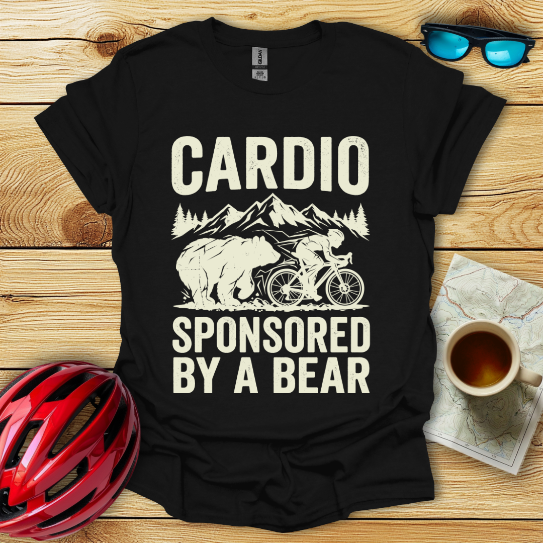 Cardio Sponsored By A Bear T-Shirt