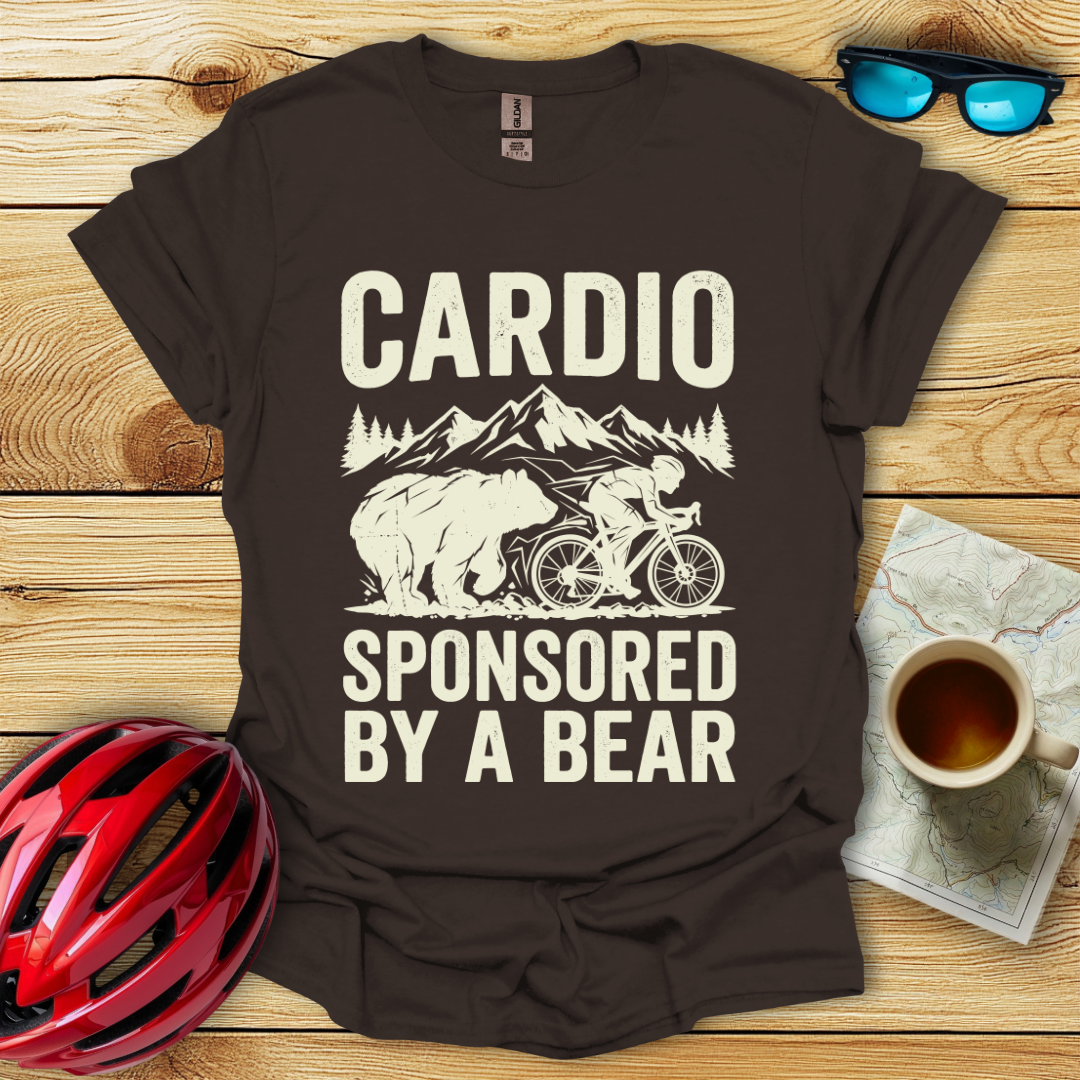 Cardio Sponsored By A Bear T-Shirt
