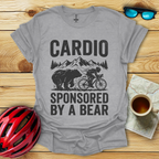 Cardio Sponsored By A Bear T-Shirt