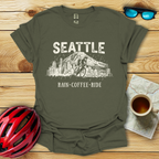 Seattle Rain Coffee Ride T-Shirt