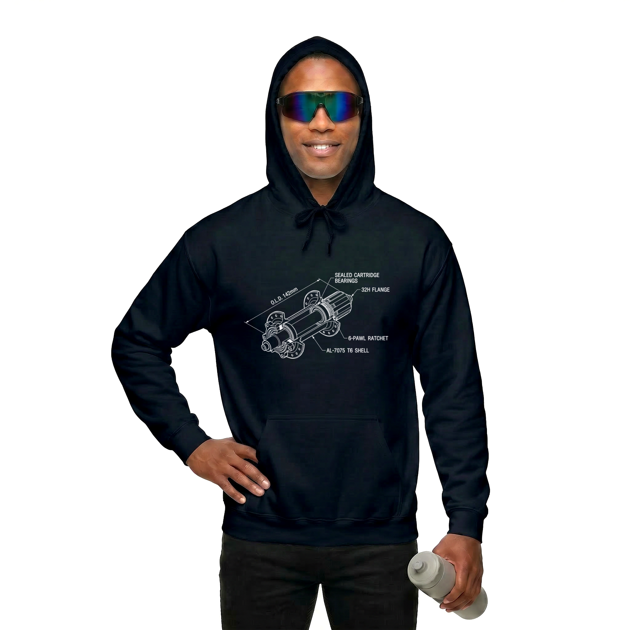 Cranked Fibonacci Hoodie