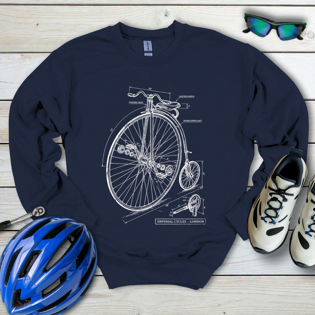 High Wheeled Technical Blueprint Sweatshirt
