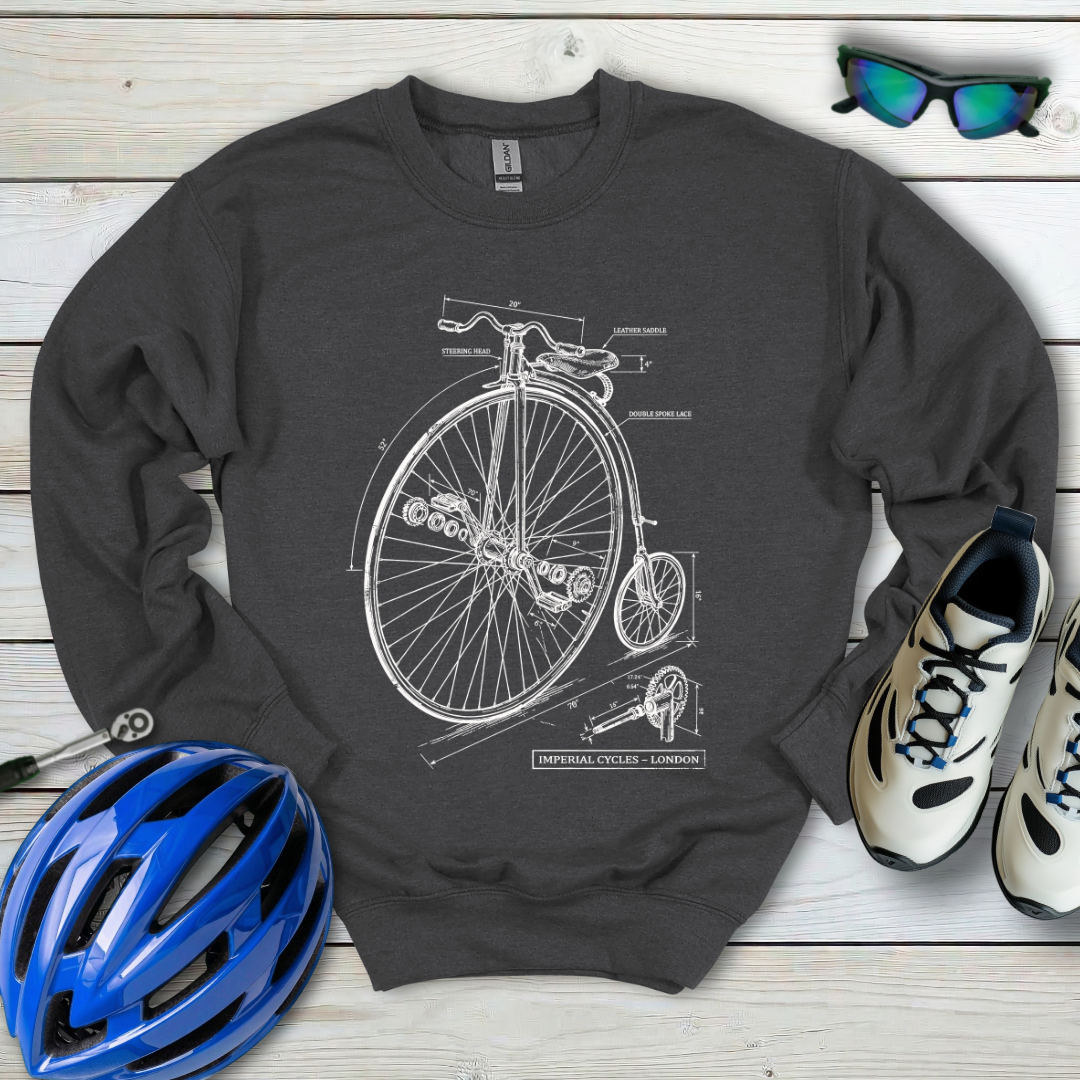 High Wheeled Technical Blueprint Sweatshirt