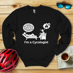 I'm A Cycologist Felpa