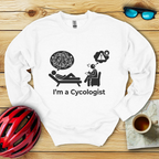 I'm A Cycologist Felpa