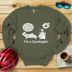I'm A Cycologist Felpa