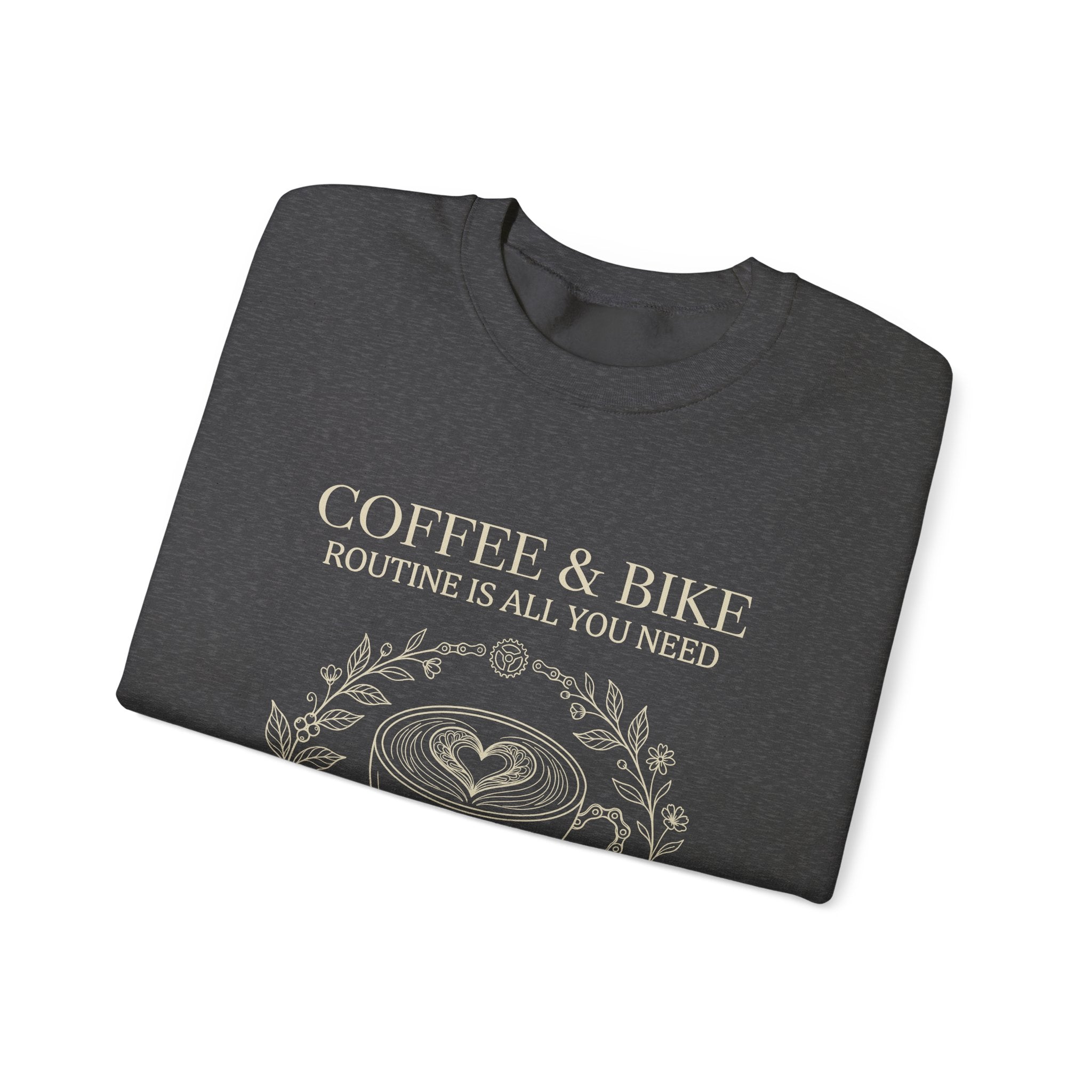 Woman's Coffee & Bike Routine Sweatshirt