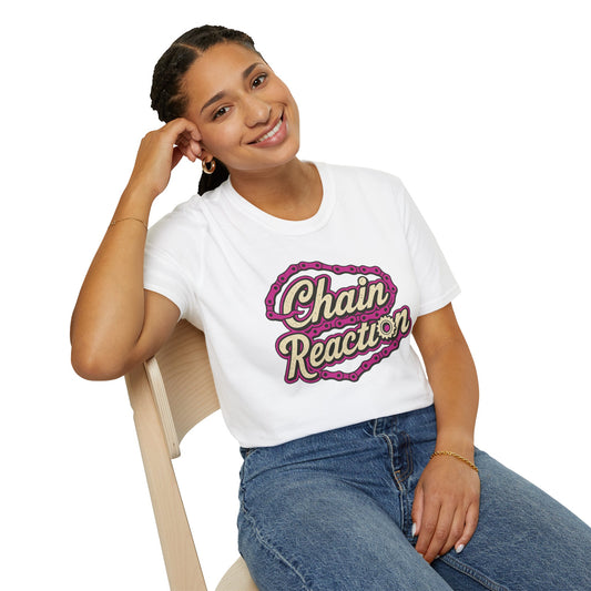 Chain Reaction Fucsia T-Shirt