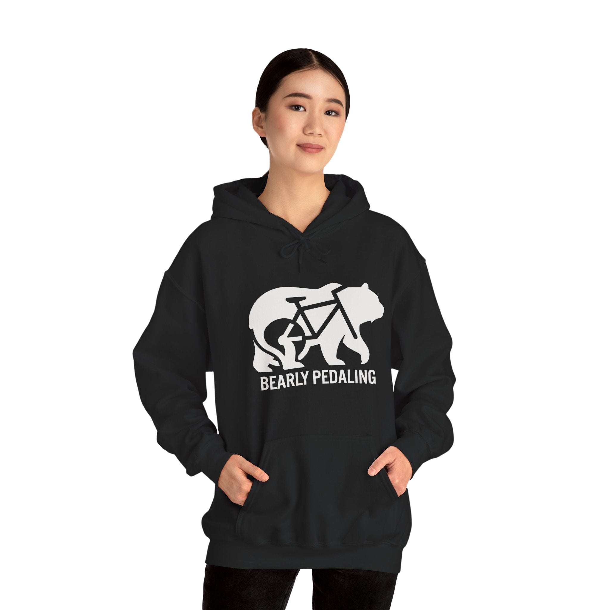 Bearly Pedaling Hoodie