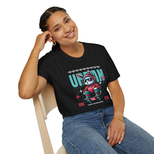 Bunny Skateboarding T-Shirt