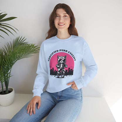 Certified Purr Cyclist Felpa