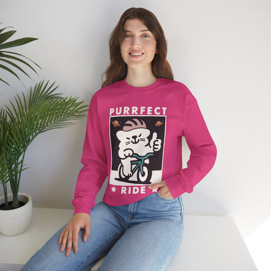 Purrfect Ride Felpa