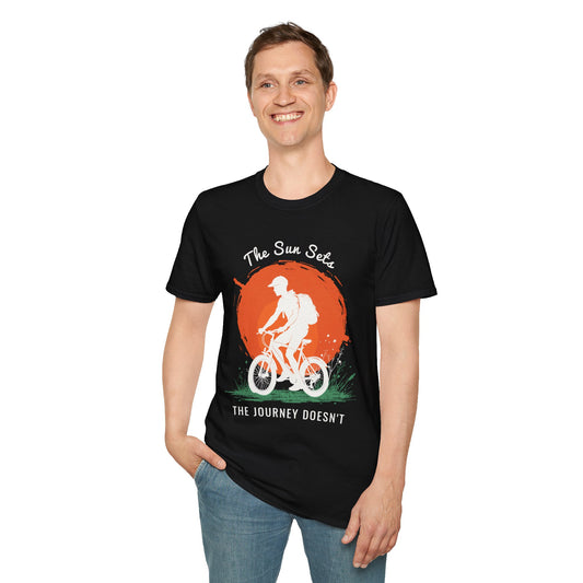 The Sun Sets The Journey Doesn't T-Shirt